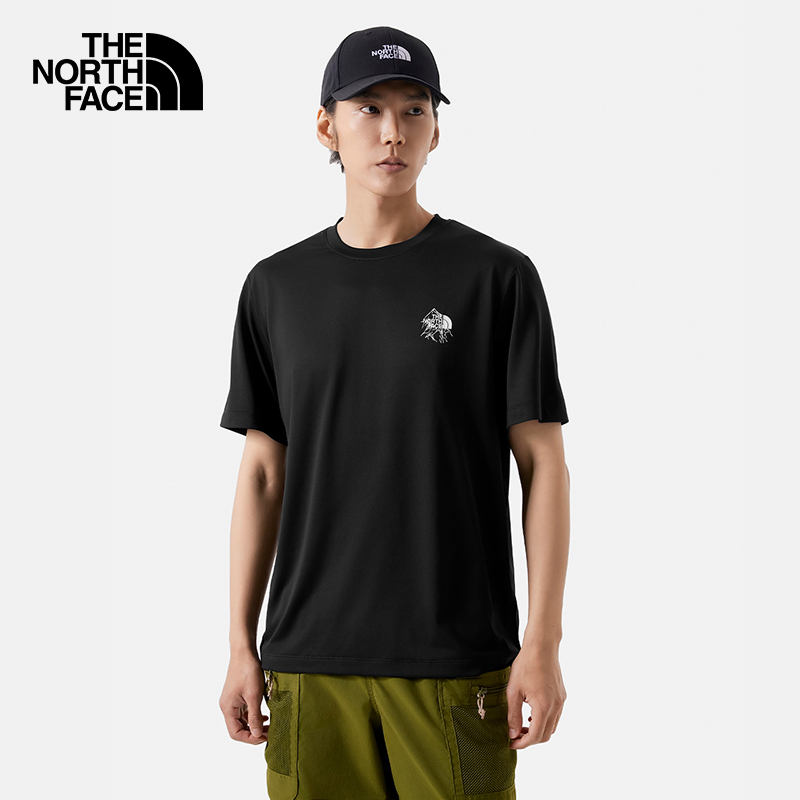 TheNorthFace北面SUN CHASE吸湿UPF防晒衣T恤男户外24夏季|8CT2 - 图2