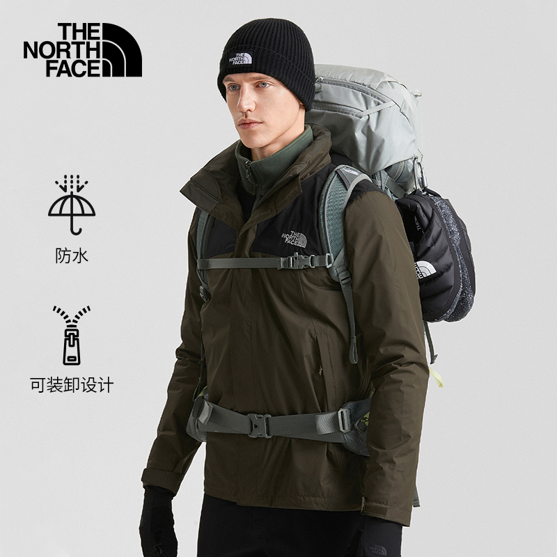 爱打扮(www.idaban.cn)，TheNorthFace北面冲锋衣男户外防水透汽秋季上新|4UAU