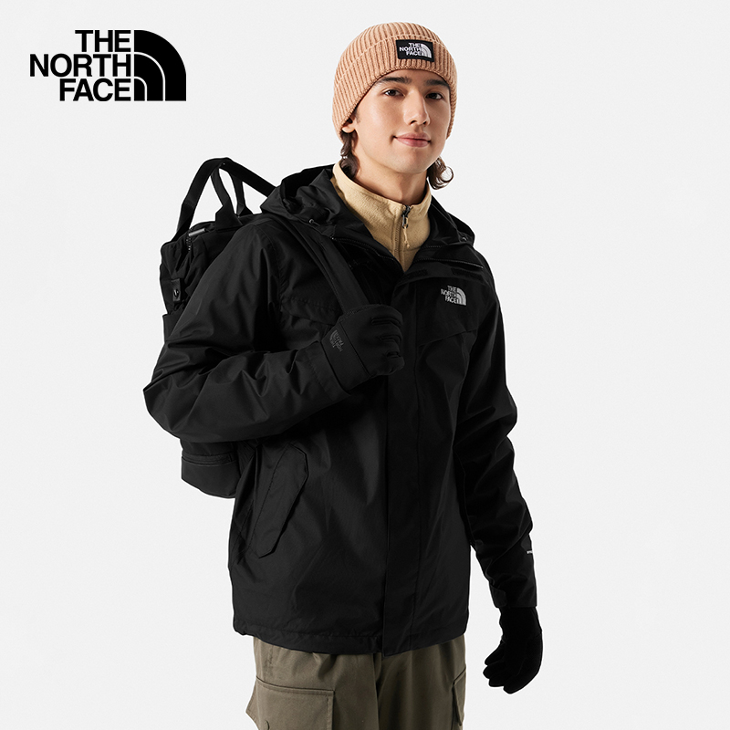 【经典款】TheNorthFace北面三合一冲锋衣男抓绒内胆防水|88RP