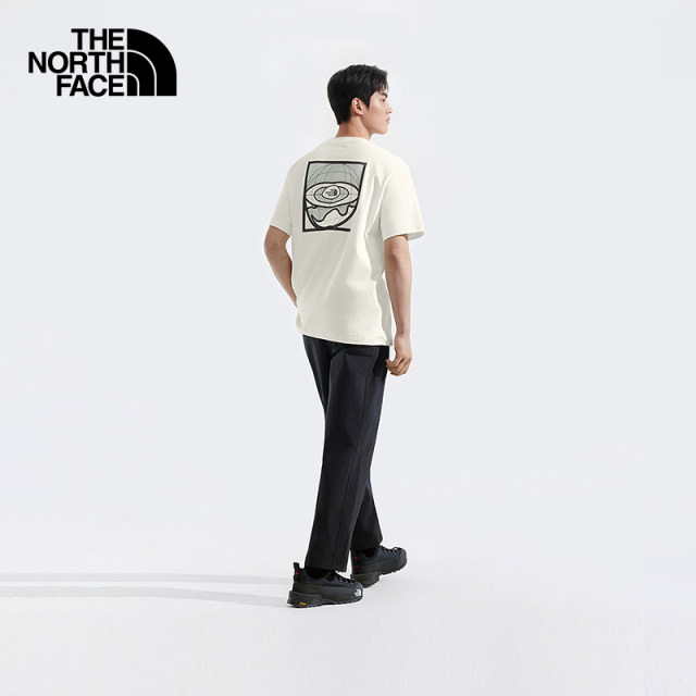 The North Face unisex ເສື້ອຍືດແຂນສັ້ນຝ້າຍບໍລິສຸດ