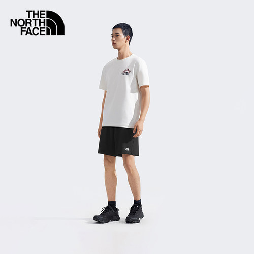北面男Zephyr防泼溅短裤宽松防晒户外徒步旅行TheNorthFace|87W5 - 图0