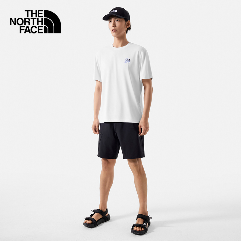 TheNorthFace北面SUN CHASE吸湿UPF防晒衣T恤男户外24夏季|8CT2 - 图1