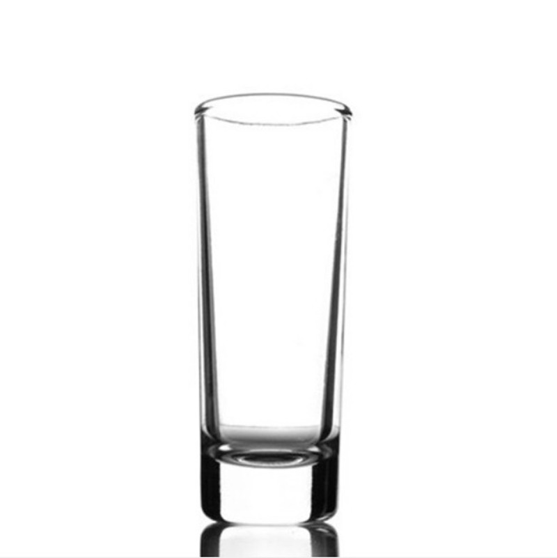 玻璃白酒杯子弹杯笔筒杯加厚高白料鸡尾酒杯一口杯酒吧家用烈酒杯 - 图3