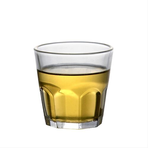 钢化玻璃杯子威士忌杯八角杯加厚耐热防摔茶杯啤杯酒吧KTV小酒杯 - 图3