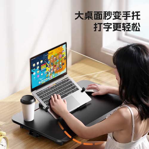 omax站立式升降电脑架桌面气动调节笔记本工作台增高写字台阅读架 - 图2