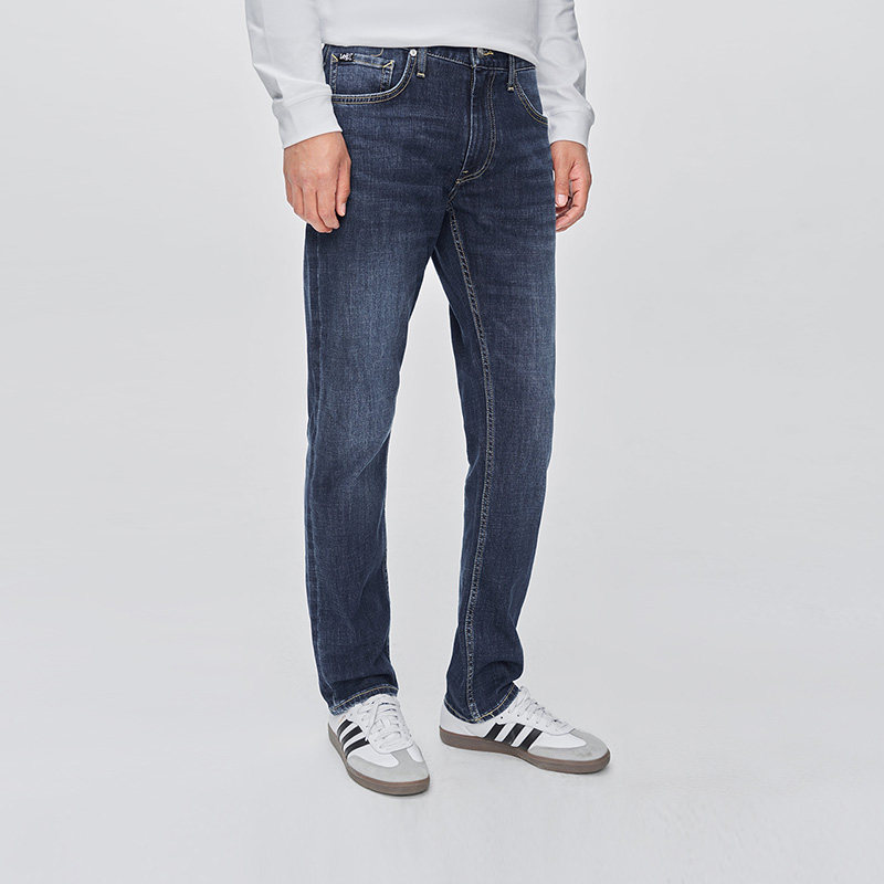 【张凌赫代言】Lee25秋冬新726标准中腰直筒五袋款深蓝色男牛仔裤,淘宝优惠券,粉丝福利购,淘宝优惠卷