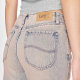 Lee loose pink women's wide-leg jeans