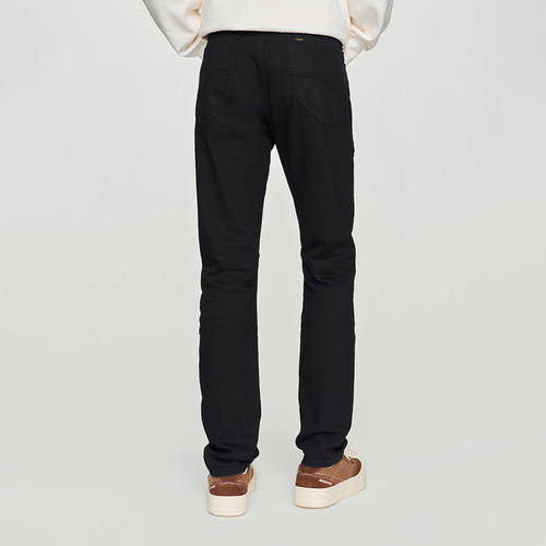 【张凌赫代言】Lee商场同款709修身锥形黑色男牛仔裤休闲显瘦潮流 - 图0