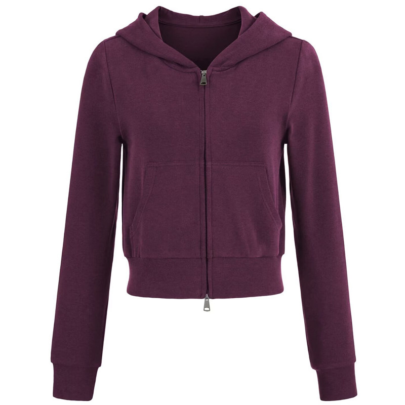 早春美式复古简约青春纯色柔软舒适休闲百搭长袖连帽拉链卫衣帽衫,淘宝优惠券,粉丝福利购,淘宝优惠卷