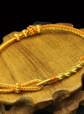 定制酒窝结双层八股编手绳