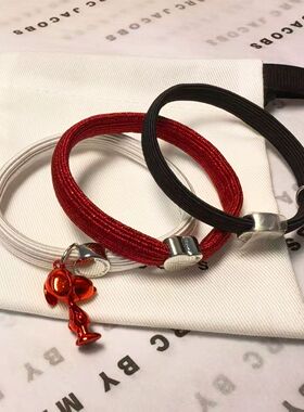 史努比高弹力出口发绳发圈手链两用头绳小动物多色宝石