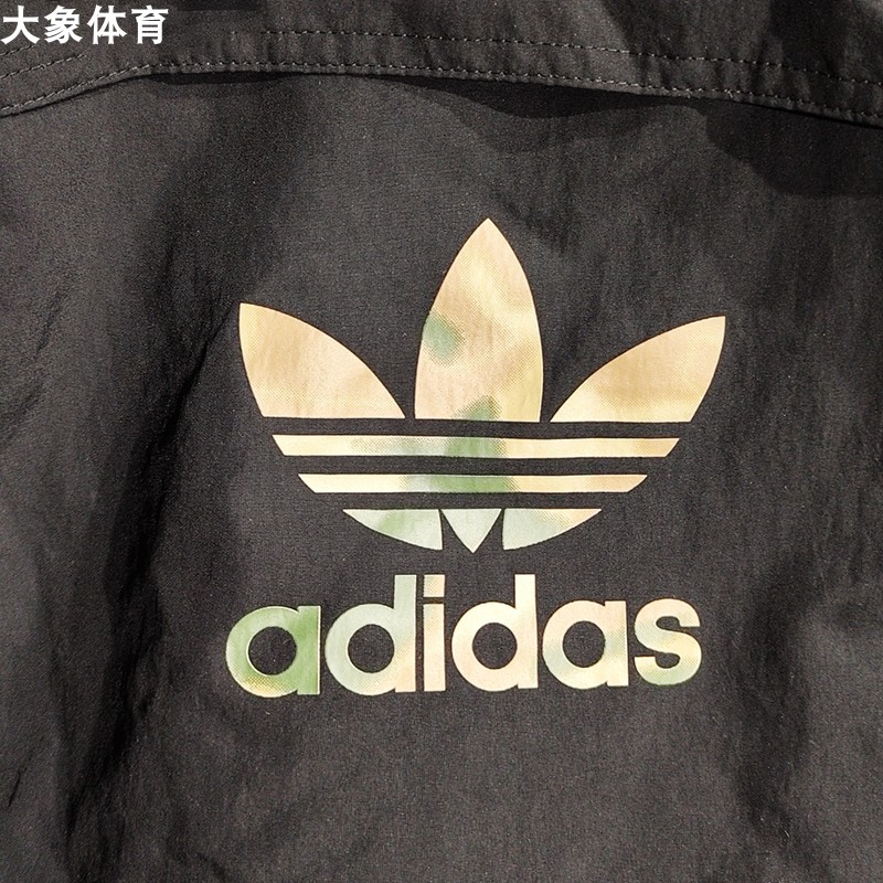 三叶草卫衣男款阿迪达斯秋季新款迷彩运动服Adidas风衣上衣GN1875