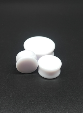 亚克力实心耳扩白色腰鼓欧美