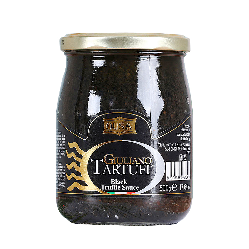 欧萨黑松露味调味酱 黑菌酱500g黑松露菌酱Black Truffle Sauce - 图0