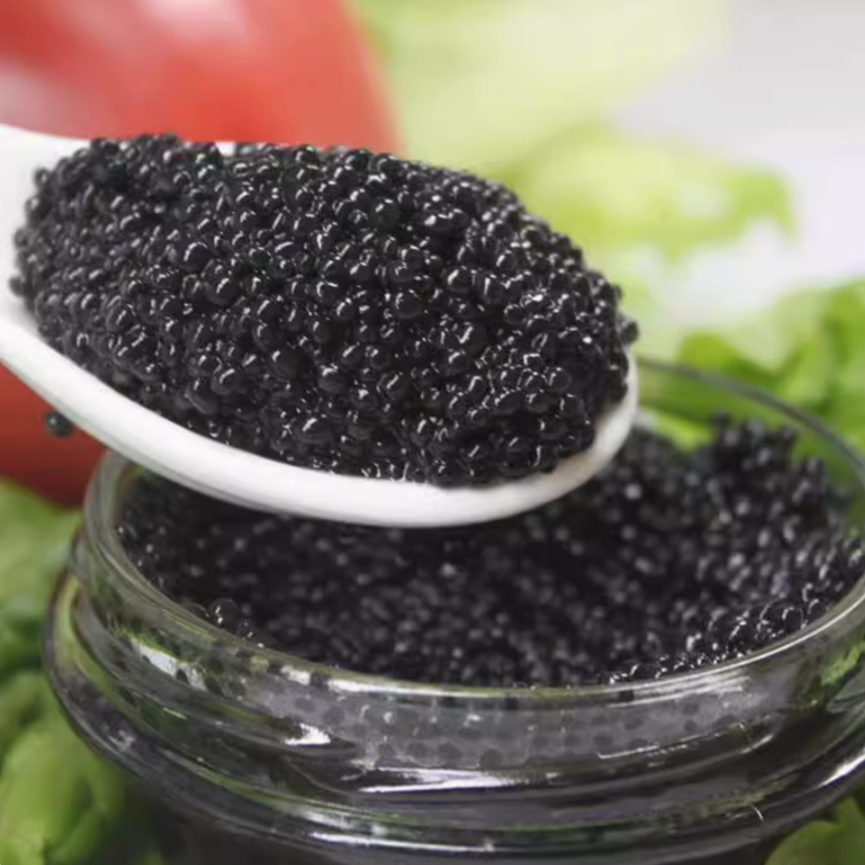 瑞典进口奥帝黑鱼子酱100g 鱼籽酱圆鳍鱼鱼籽即食寿司沙拉用 - 图0