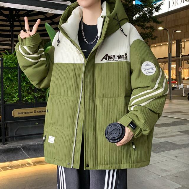 13-year-old youth down jacket 14-year-old boy winter 15-year-old junior high school and high school students 16-year-old children thickened jacket bread jacket