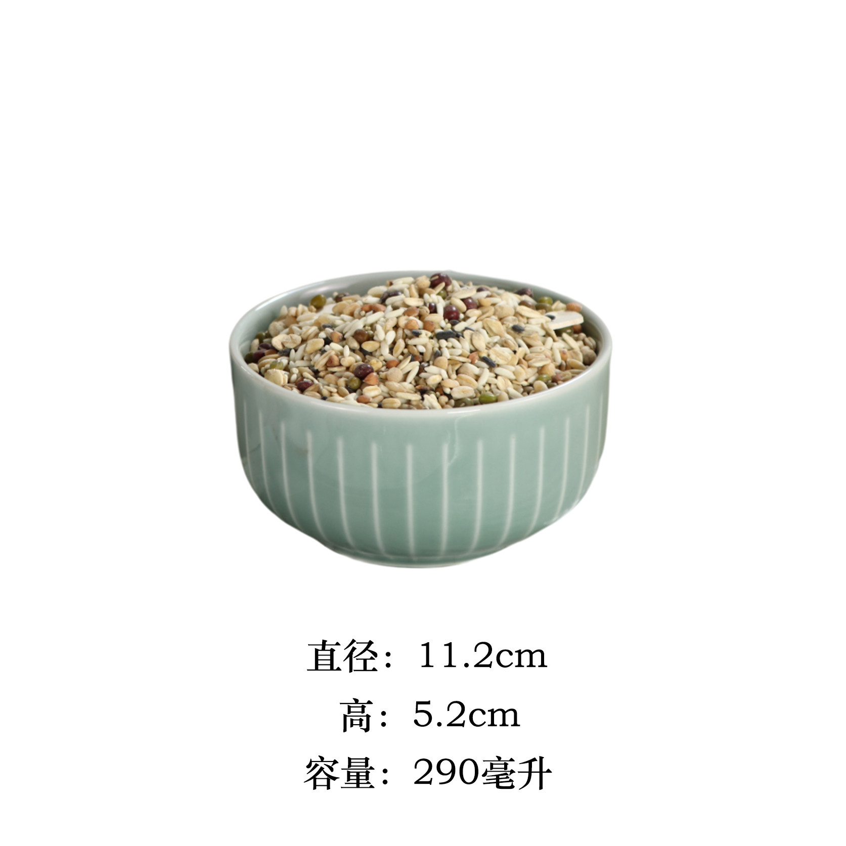 4英寸饭碗陶瓷新中式碗可微波炉洗碗机加厚米饭碗家用饭碗青瓷碗