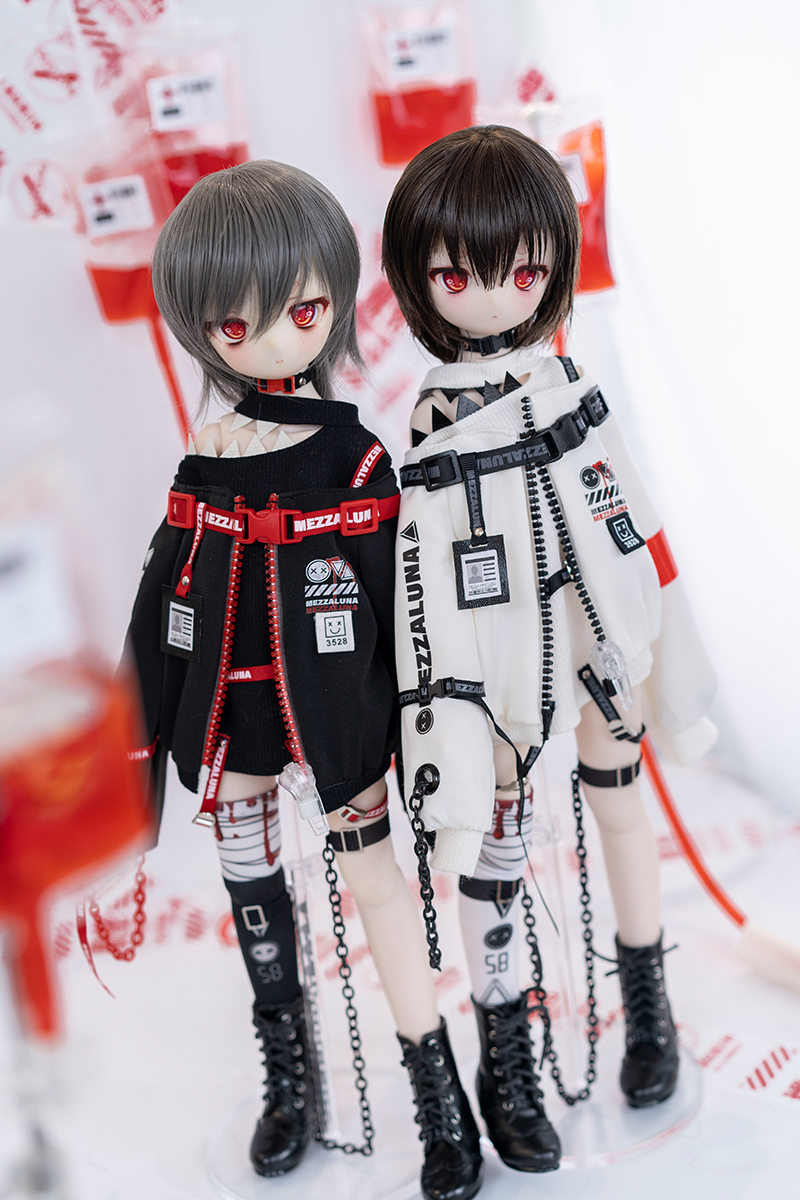 bjd娃衣 四分 熊妹 mdd【MezzaLuna】+噬神师+【现货掉落】 - 图0