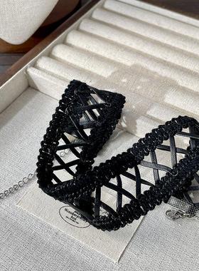 欧美风朋克不褪色choker项圈