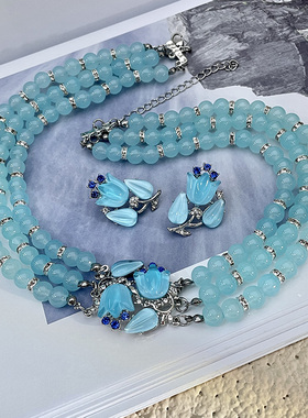 人造水晶人造水晶圆珠链