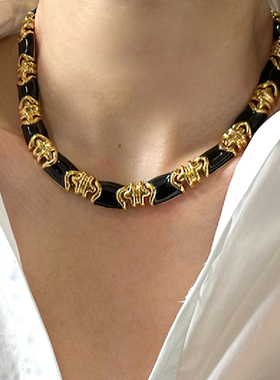 女士合金文艺复古滴釉