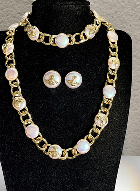 其他人造水晶合金古巴链女士