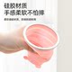 Folding water cup Portable outdoor dew cup Travel compressed mouthwash cup coffee silicone retractable cup can be folded