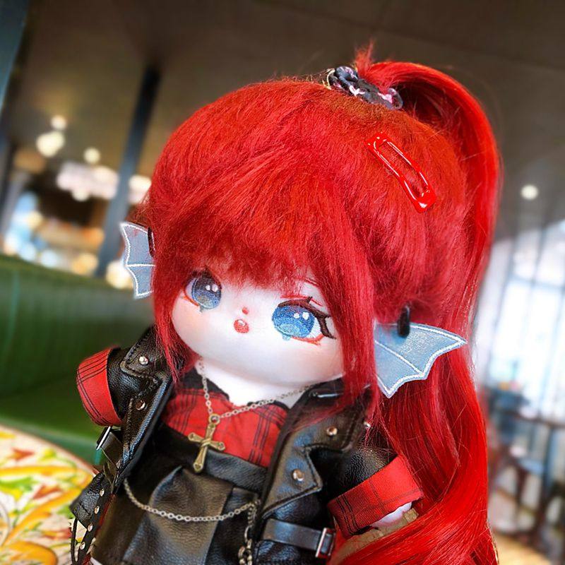 机车酷酷风ROCK 20cm棉花娃娃娃衣bjd娃衣毛绒玩具娃衣官方正版,淘宝优惠券,粉丝福利购,淘宝优惠卷