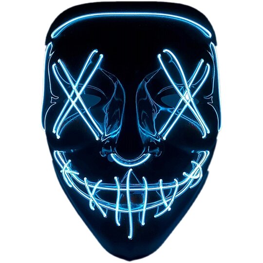 Douyin's same style LED cold light luminous V-shaped mask
