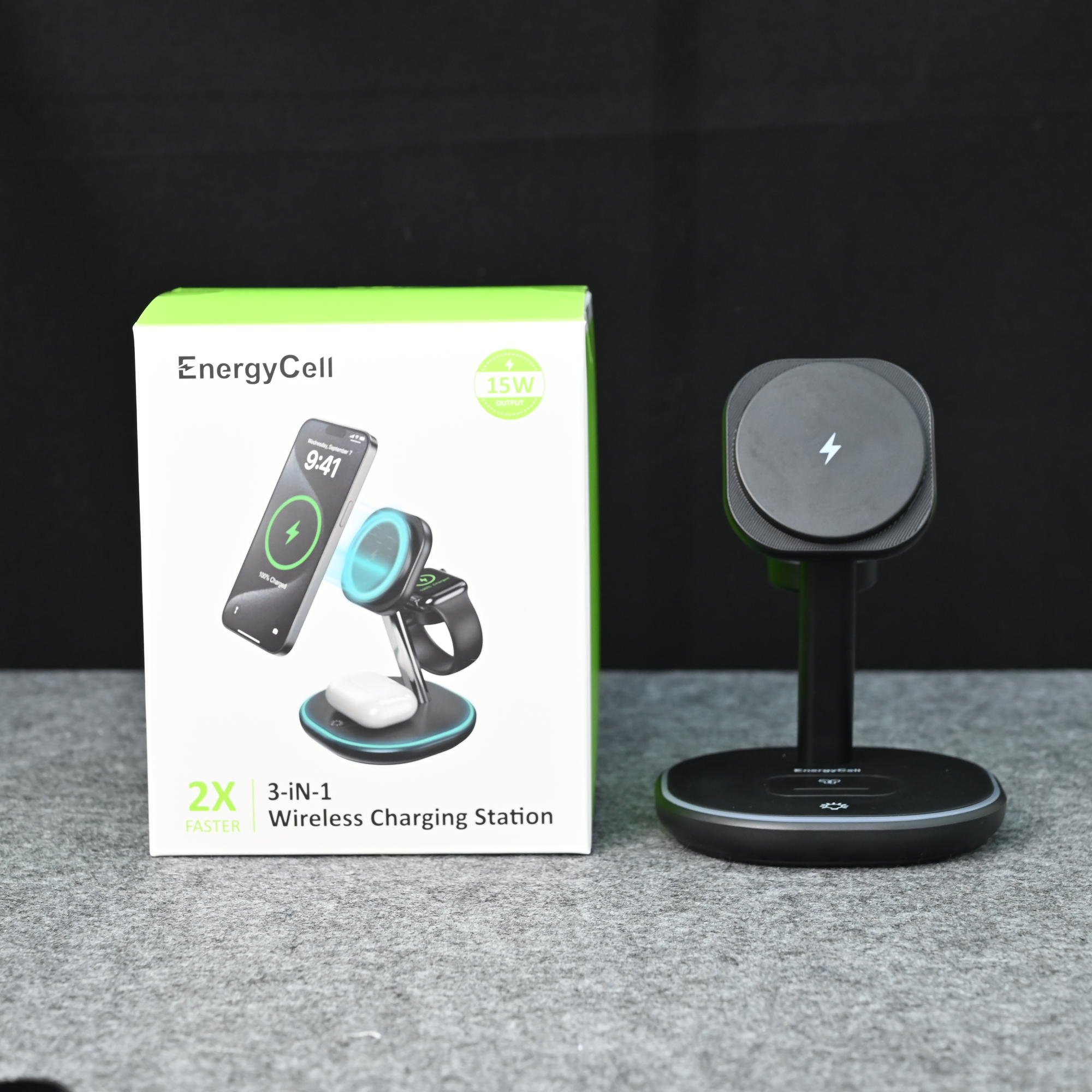 三合一Magsafe磁吸手机支架