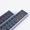 Multifunctional USB conversion plug computer hub independent power supply hard disk network port expansion dock splitter