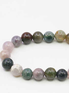 油菜花女玛瑙玉石天然水草手串