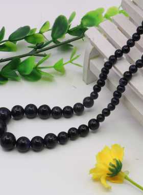 满天星项链油菜花蓝砂石塔链圆女