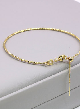 仿真金细款婚礼手饰手串调节长度