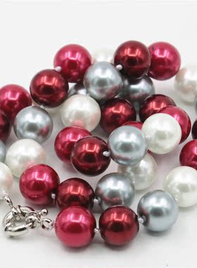 玻璃礼物珍珠项链