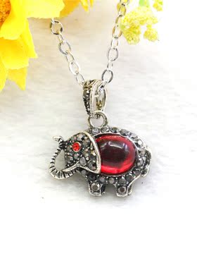 油菜花猫眼石玉石合金链女红项链