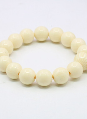 仿蜜蜡树脂手串配饰复古佛珠