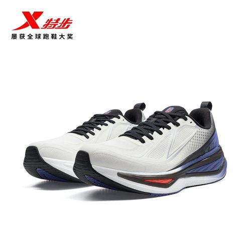 特步星耀3.0｜跑步鞋2025冬季新款男鞋革面低帮防滑减震跑鞋女鞋 - 图2