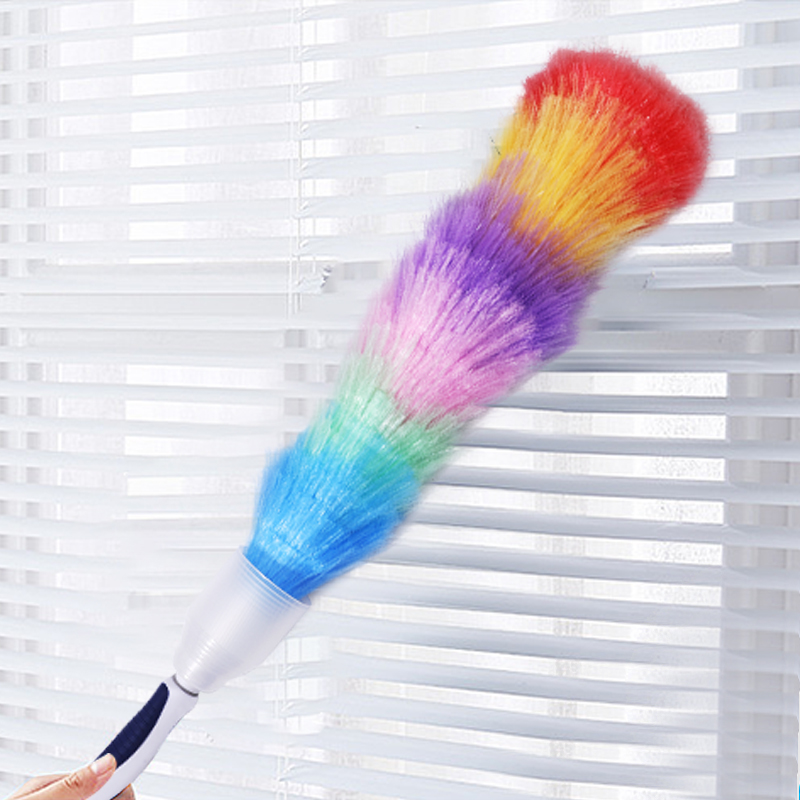 网红家用鸡毛掸子除尘禅子办公室打扫卫生工具扫灰毯子神器掸子 - 图2