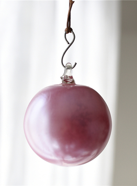 外贸出口彩色玻璃圣诞球