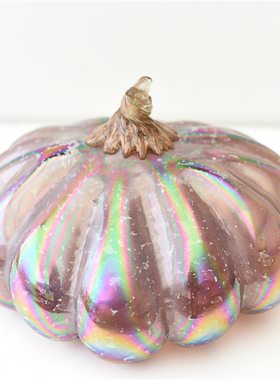 雏禾玻璃摆件法式田园家居装饰品