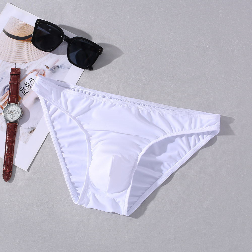 四条男士内裤速干冰丝低腰男士三角内裤性感薄款比基尼男士三角裤,淘宝优惠券,粉丝福利购,淘宝优惠卷