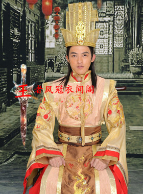 汉唐古装婚礼新郎帽子头饰