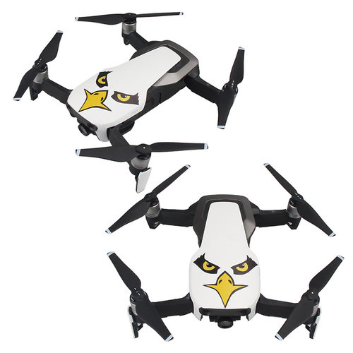 dji大疆御3Mavic air 2S机身贴纸防水炫酷易撕表情电池无人机配件 - 图3