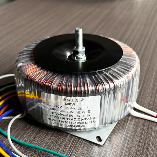 进口铁芯 双40V 600W全铜线环形变压器 发烧功放板环牛电源变压器 - 图3