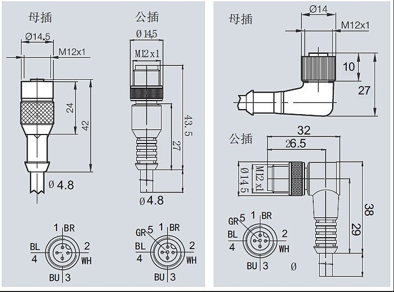 仿倍加福M18超声波测距料位卷径检测 超声位移张力控制测距传感器 - 图3