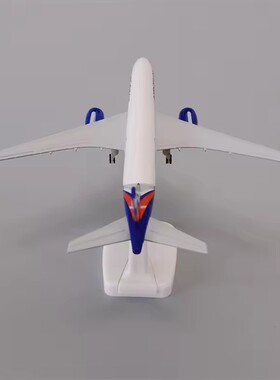 20cm A350俄罗斯航空飞机模型合金仿真带起落架静态家居摆件礼物