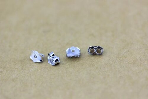 【3对装】【5对装】【10对装】男女通用纯银耳堵耳帽百搭简约耳扣 - 图0