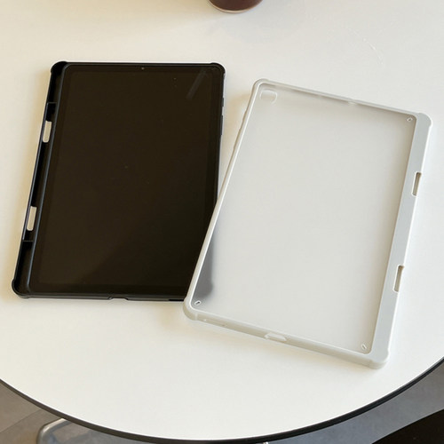 三星tab S10+保护套S8+12.4平板S6LITE简约10.4带笔槽A9+11寸磨砂亚克力S7FE适用S9FE+硬壳S7/S8/S9防弯X700 - 图3