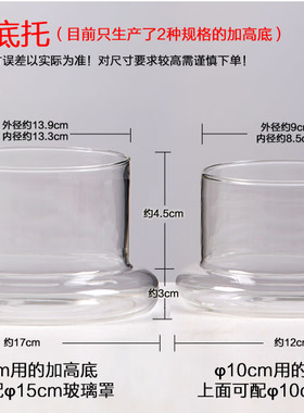DIY微景观多肉植物玻璃花瓶包邮